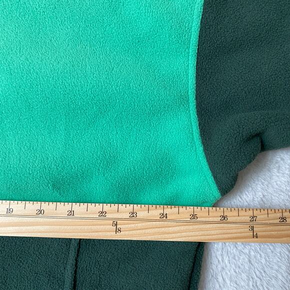 Old‎ Navy Oversized Performance Fleece Cropped 1/2 Zip Jacket Women M Tall Green - Picture 8 of 10